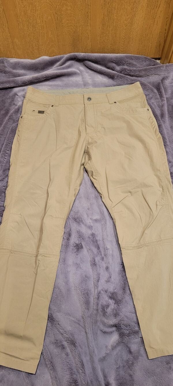 Kuhl Radikl Pants Mens 38x30 Khaki Hiking Outdoor Lightweight Camping Travel
